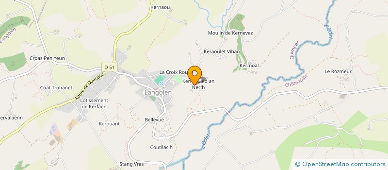 localisation de l'entreprise FAM2L  LANGOLEN