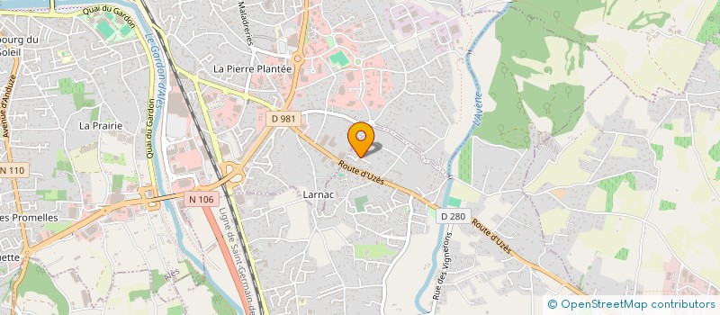 localisation de l'entreprise FAM30  SAINT-HILAIRE-DE-BRETHMAS