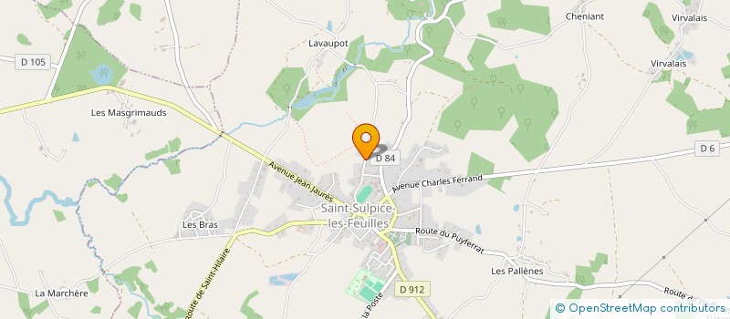 localisation de l'entreprise FAMA à SAINT-SULPICE-LES-FEUILLES