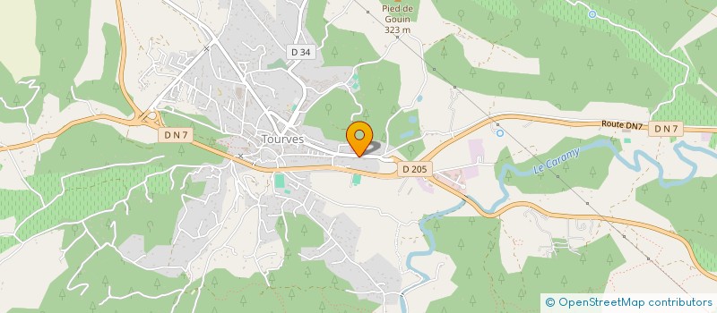 localisation de l'entreprise FAMA à TOURVES