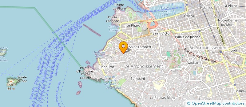 localisation de l'entreprise FAMA à MARSEILLE