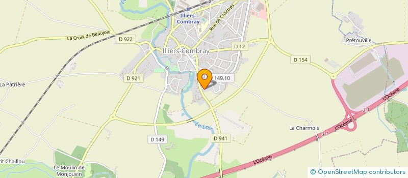 localisation de l'entreprise FAMA à ILLIERS-COMBRAY