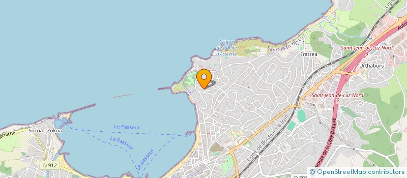 localisation de l'entreprise FAMA IMMO  SAINT-JEAN-DE-LUZ