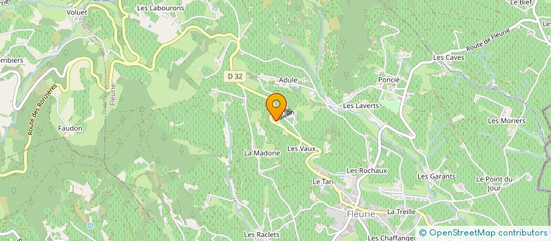 localisation de l'entreprise FAMA PRODUCTION à FLEURIE