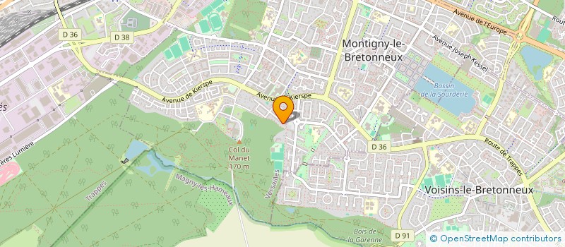 localisation de l'entreprise FAMA3  MONTIGNY-LE-BRETONNEUX