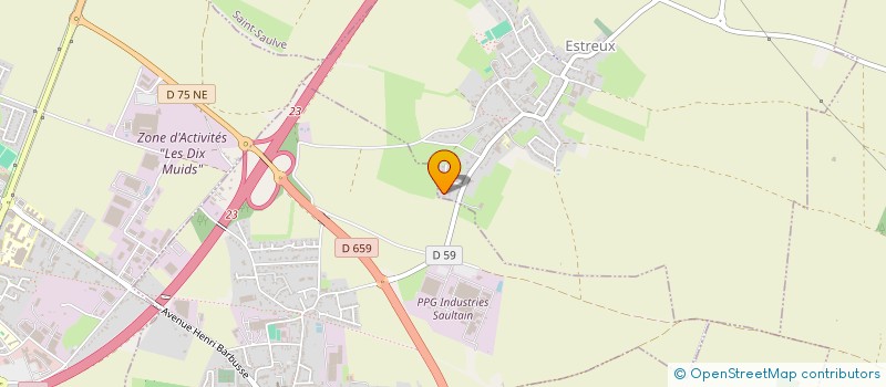 localisation de l'entreprise FAMA421  ESTREUX