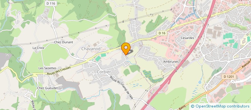 localisation de l'entreprise FAMAC  CHAVANOD