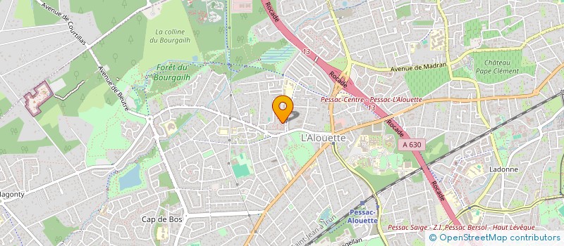 localisation de l'entreprise FAMADI à PESSAC
