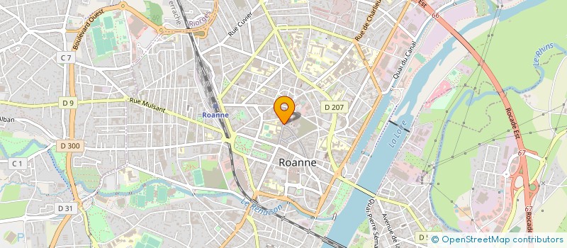 localisation de l'entreprise FAMAJE à ROANNE