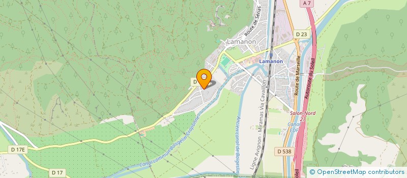 localisation de l'entreprise FAMAJEAN  LAMANON