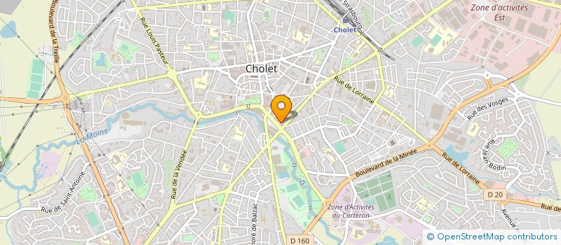 localisation de l'entreprise FAMAK à CHOLET