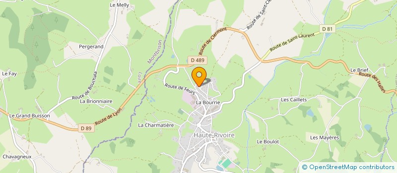 localisation de l'entreprise FAMALISIBEN  HAUTE-RIVOIRE