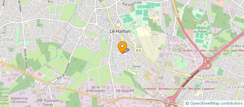 localisation de l'entreprise FAMALIZO  LE HAILLAN