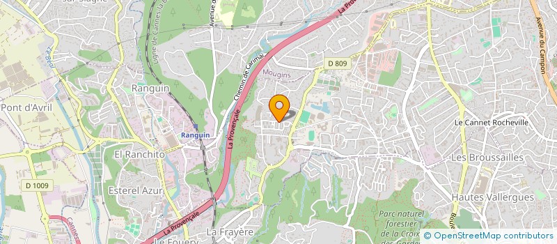 localisation de l'entreprise FAMALV à LE CANNET