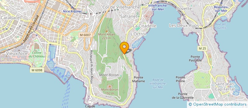 localisation de l'entreprise FAMAN à VILLEFRANCHE-SUR-MER