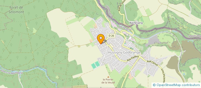 localisation de l'entreprise FAMAN  HUSSIGNY-GODBRANGE