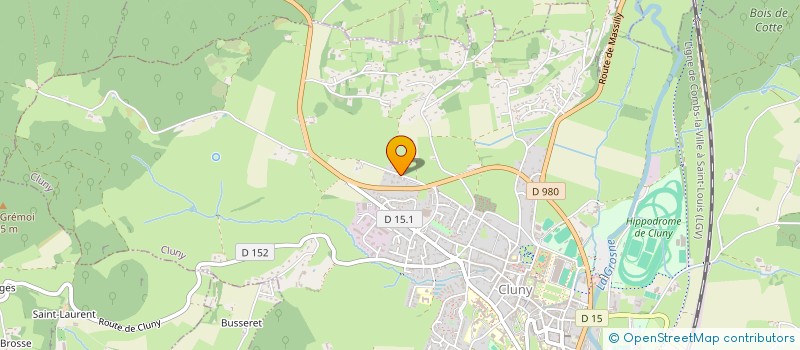 localisation de l'entreprise FAMANA  CLUNY