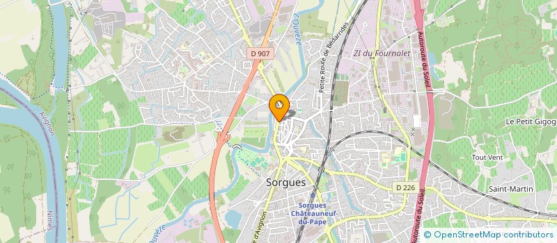 localisation de l'entreprise FAMANAIS à SORGUES