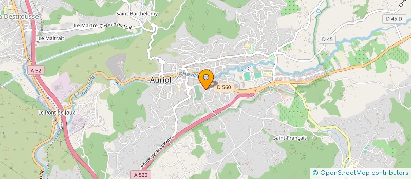 localisation de l'entreprise FAMANO  AURIOL