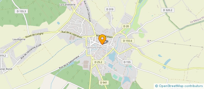 localisation de l'entreprise FAMAP à SENONCHES
