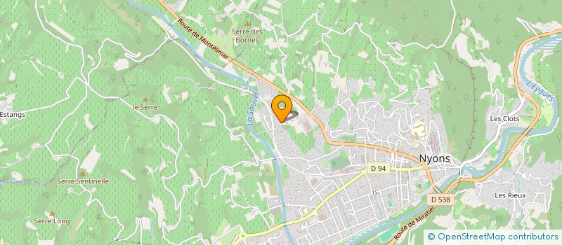 localisation de l'entreprise FAMAR  NYONS