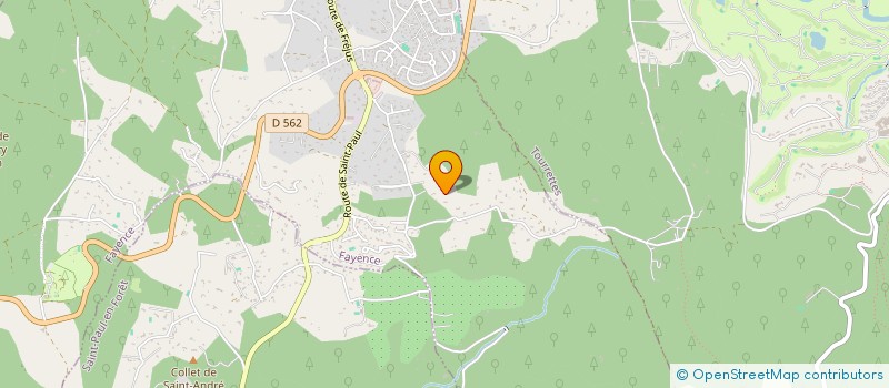 localisation de l'entreprise FAMARAT  FAYENCE