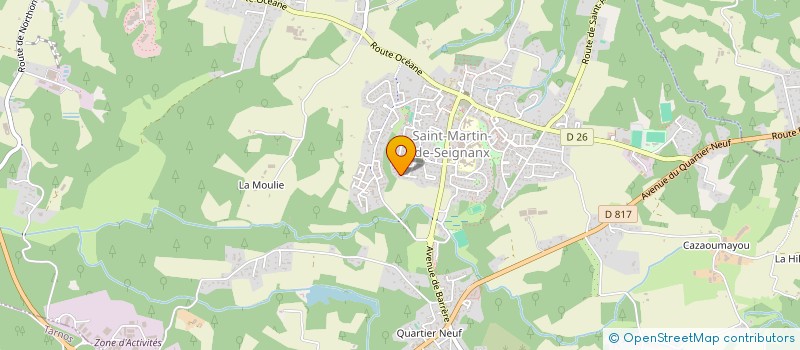 localisation de l'entreprise FAMARS  SAINT-MARTIN-DE-SEIGNANX
