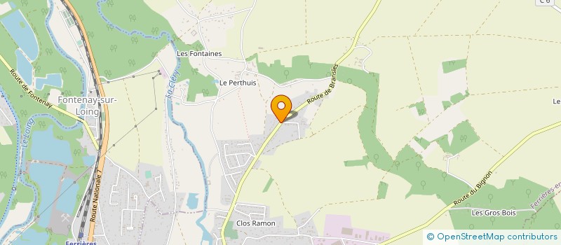 localisation de l'entreprise FAMAS à FERRIERES-EN-GATINAIS