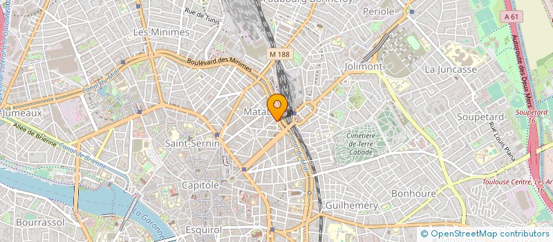 localisation de l'entreprise FAMAT à TOULOUSE