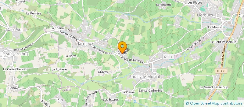 localisation de l'entreprise FAMATEC FRANCE à PORTE-DES-PIERRES-DOREES