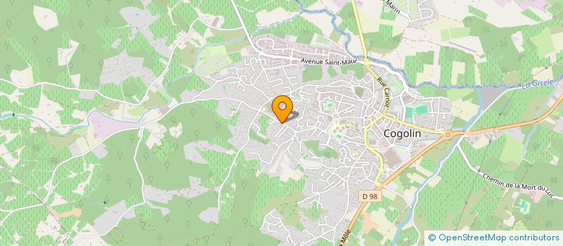 localisation de l'entreprise FAMAU à COGOLIN