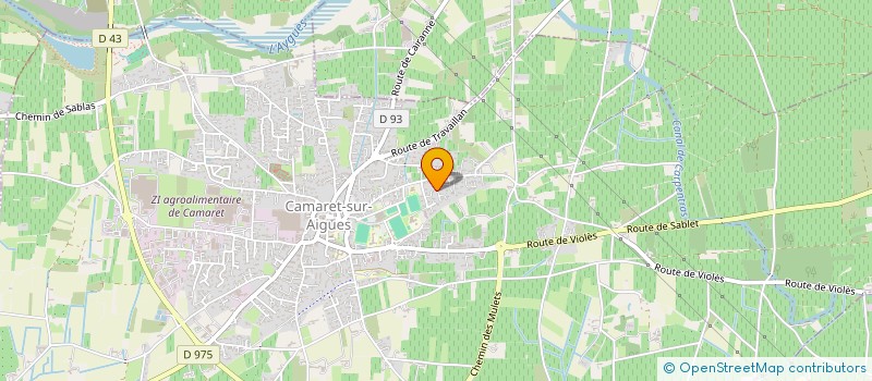 localisation de l'entreprise FAMAX  CAMARET-SUR-AIGUES