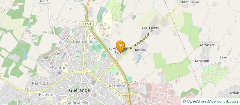 localisation de l'entreprise FAMAX  GUERANDE