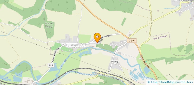 localisation de l'entreprise FAMAX à VAL-D'ORNAIN