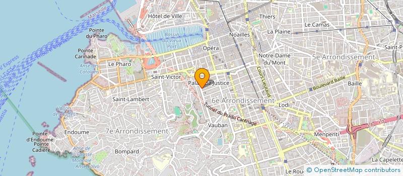 localisation de l'entreprise FAMAX  MARSEILLE