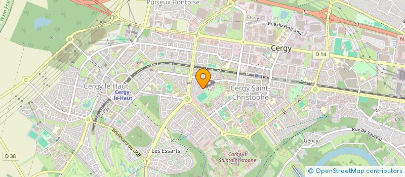 localisation de l'entreprise FAMC  CERGY