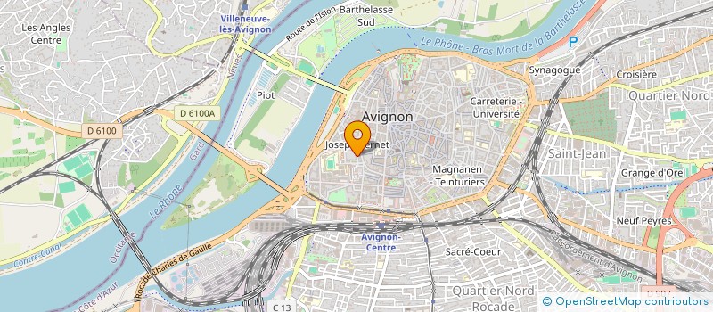 localisation de l'entreprise FAMCC  AVIGNON
