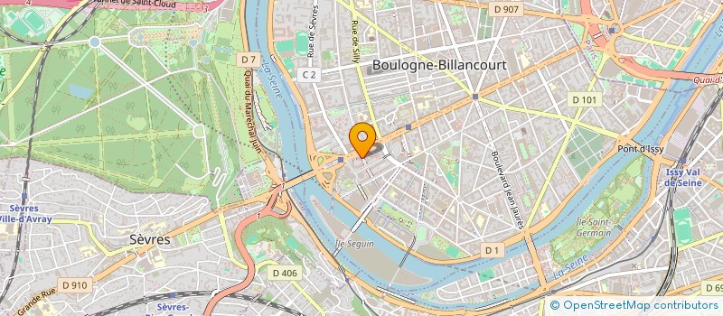 localisation de l'entreprise FAMCO à BOULOGNE-BILLANCOURT