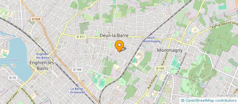 localisation de l'entreprise FAMD  DEUIL-LA-BARRE