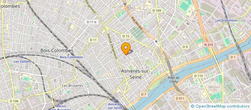 localisation de l'entreprise FAMDAL à ASNIERES-SUR-SEINE