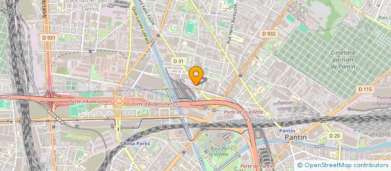 localisation de l'entreprise FAMDAXION  AUBERVILLIERS