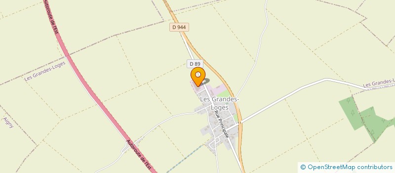 localisation de l'entreprise FAME  LES GRANDES-LOGES