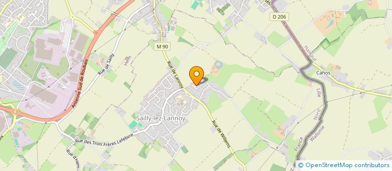 localisation de l'entreprise FAME  SAILLY-LEZ-LANNOY