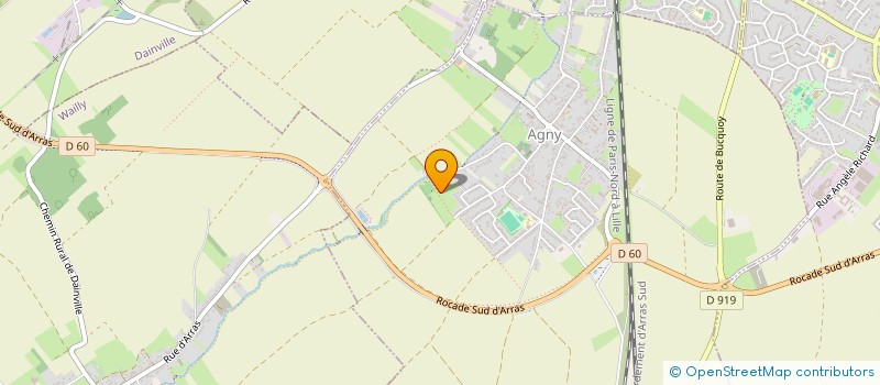 localisation de l'entreprise FAME  AGNY