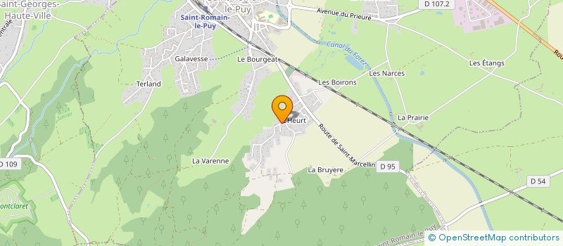 localisation de l'entreprise FAME  SAINT-ROMAIN-LE-PUY