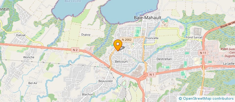 localisation de l'entreprise FAME  BAIE-MAHAULT