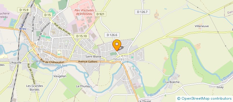 localisation de l'entreprise FAME à YEVRES