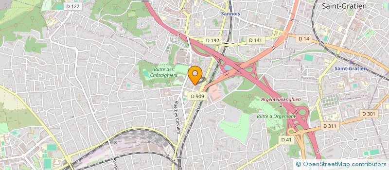 localisation de l'entreprise FAME  ARGENTEUIL