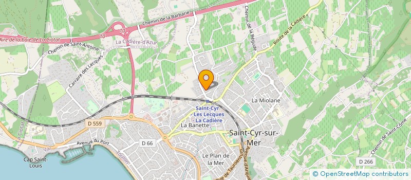 localisation de l'entreprise FAME  SAINT-CYR-SUR-MER