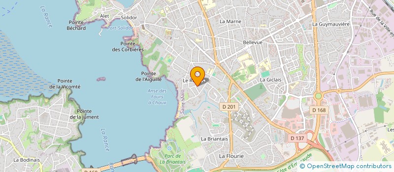 localisation de l'entreprise FAME INVESTISSEMENT  SAINT-MALO